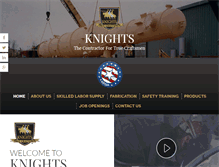 Tablet Screenshot of knightsmarine.com